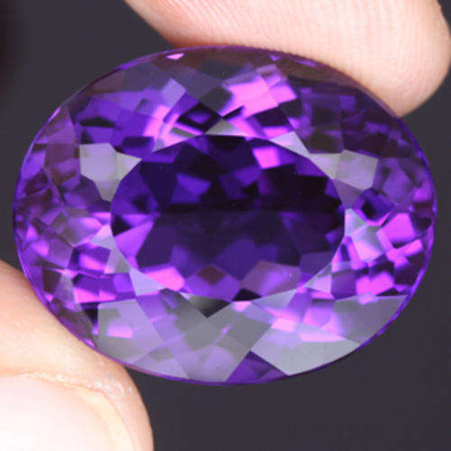 22.0 ct MARVELOUS OVAL  CUT LAVENDER AMETHYST AFRICA Gemstone