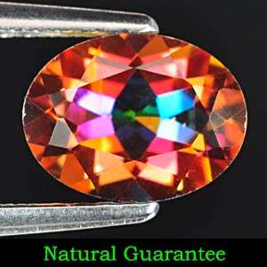 1.43 ct Oval Natural Twilight Topaz Brazil  Gemstone
