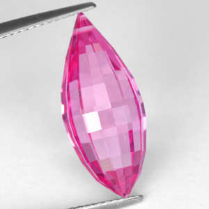 11.90 ct  DELIGHTFUL PINK BRIOLETTE CUT TOPAZ BRAZIL Gemstone