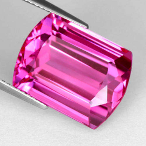 22.15 ct GLEAMIMG SWEET PINK CUSHION CUT TOPAZ  Gemstone
