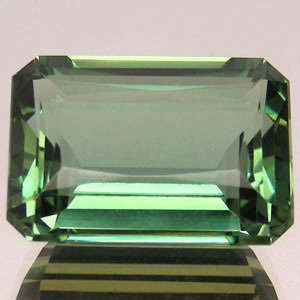22.78 ct  IMMACULATE GREEN AMETHYST EMERALD CUT GEMSTONE - Prasiolite