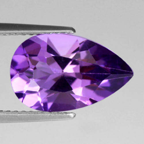 3.90 ct MAGNIFFICENT PURPLE PEAR CUT AMETHYST Gemstone