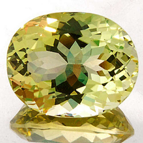 10.36 ct ~BEAUTIFUL LEMON QUARTZ OVAL CUT   Gemstone