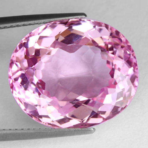 23.67 ct OUTSTANDING TOP PINK OVAL CUT KUNZITE AFRICA Gemstone