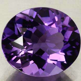 10.90 ct BEAUTIFULL PURPLE OVAL FACETED CUT AMETHTST  AFRICA Gemstone
