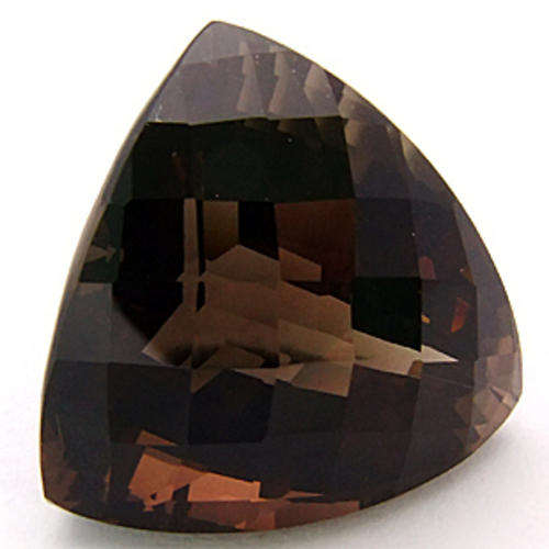 24.93 ct Excellent Natural Trilliant Cut Smoky Quartz  Gemstone