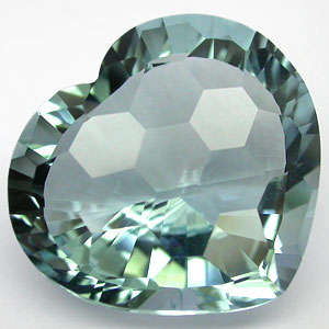 30.15 ct DAZZLING HEART SHAPE TOP SKY BLUE TOPAZ  Gemstone