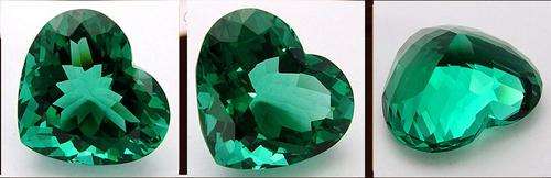 26.85 ct MAGNIFFICENT HEART CUT GREEN AMETHYST   - Prasiolite Gemstone