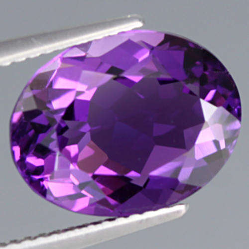 11.99 ct  DELIGHTFUL PURPLE OVAL CUT AFRICAN AMETHYST UNHEATED Gemstone