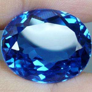 17.77 ct SPECTACULAR OVAL CUT BLUE TOPAZ Gemstone