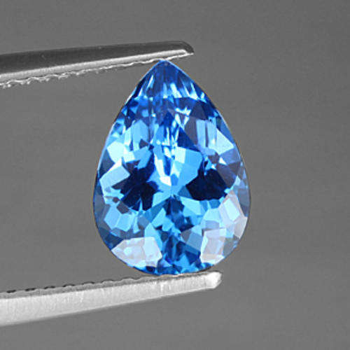 2.07 ct PRECIOUS PEAR SHAPE SWISS BLUE TOPAZ  Gemstone