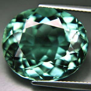 17.60 ct Spectacular Oval Cut Green Amethyst  - Prasiolite Gemstone
