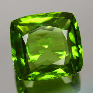 1.50 ct BEAUTIFUL GREEN CUSHION CUT PERIDOT NATURAL Gemstone