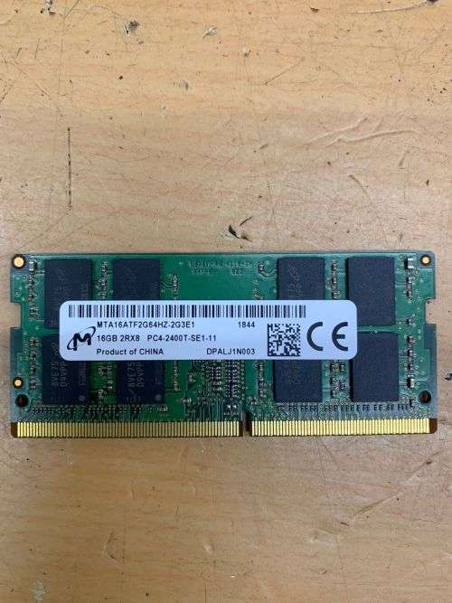 Micron MTA16ATF2G64HZ-2G3E1 16GB PC4 2400T 2Rx8 Sodimm OEM