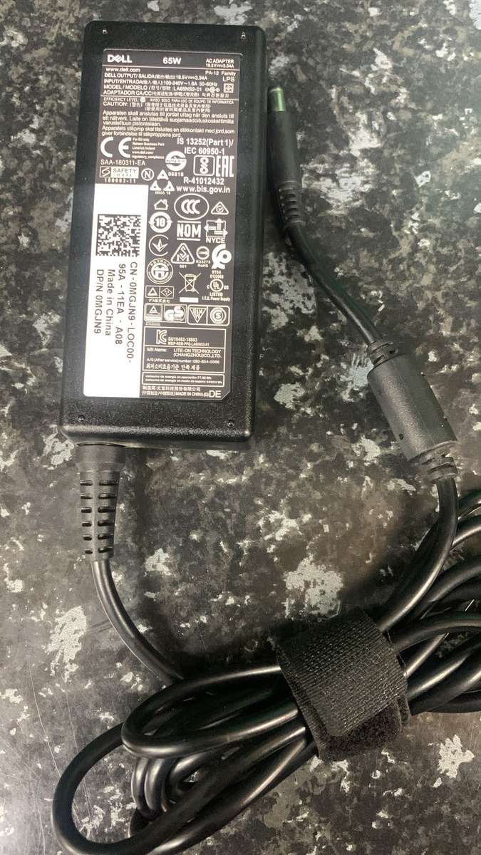 65W, 19.5V Laptop/ desktop Adpater for Dell - Small Pin (4.5mm x 3mm)
