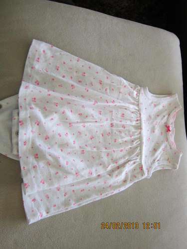 Very pretty Designer Carters baby girl dress age 6-9 months Exc cond