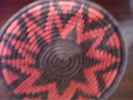 Traditional African Wooven Basket