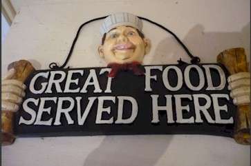 Great Food is Served Here