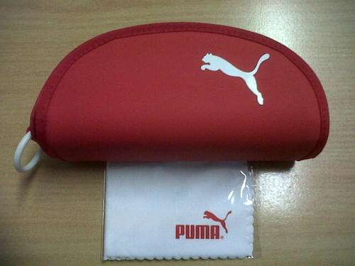 Original Puma Sunglass Holder with Puma cleaning cloth, unbeatable price R25,00!