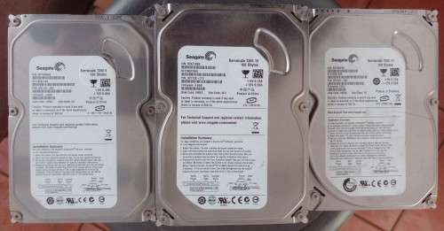 Used 160GB 3.5" internal desktop hard drives