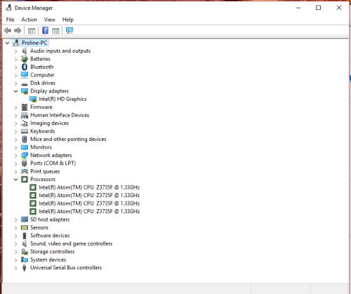 Proline H102135IW 10'' 32GB Windows 10 Pro Tablet