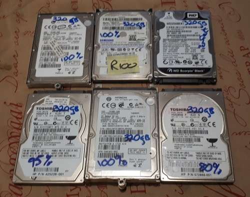 320GB 2.5` laptop HDD`s for sale