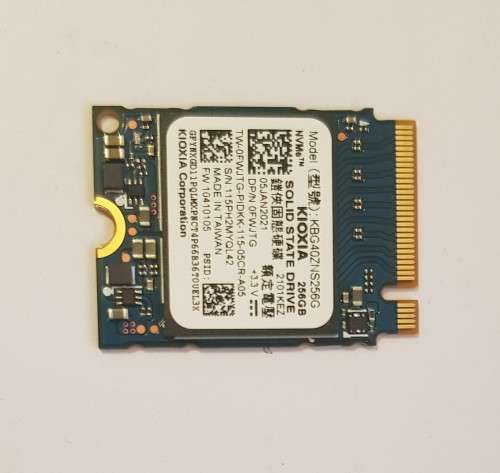 Brand New Dell Original Kioxia 256GB M.2 NVMe SSD drive