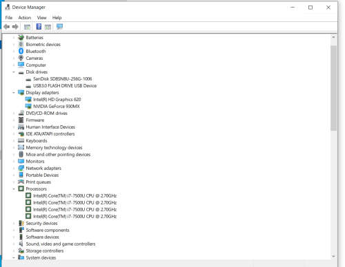 HP Probook 450 G4 i7-7500U 2.7Ghz, 8GB, 256GB SSD, Win 10 Pro Excellent condition