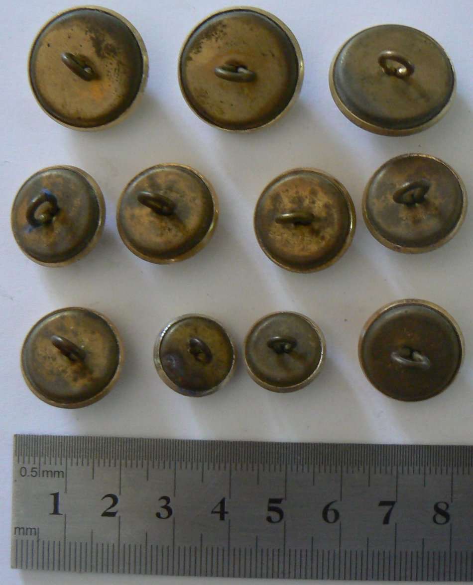 Rhodesia BSAP lot of 11 buttons