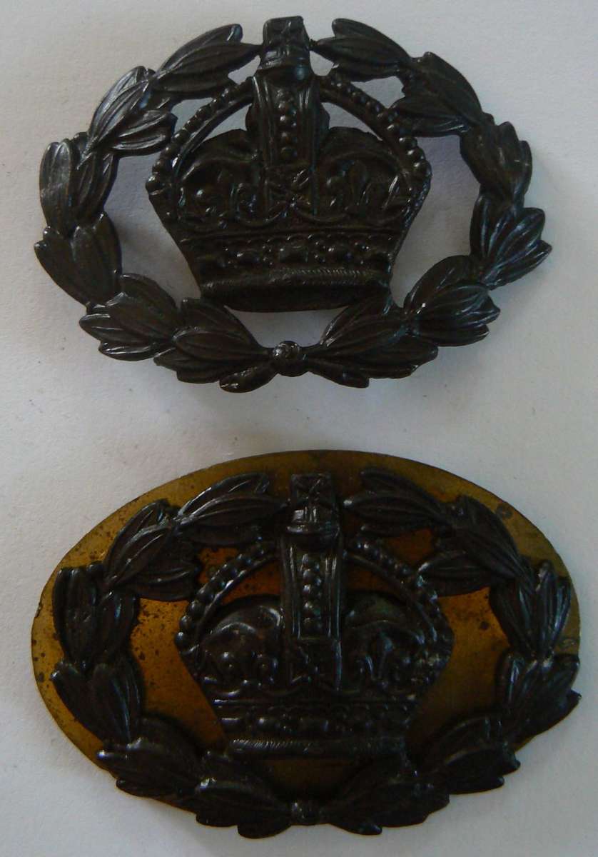 UK royal air force (RAF) badge plus 2 warrant officer badges