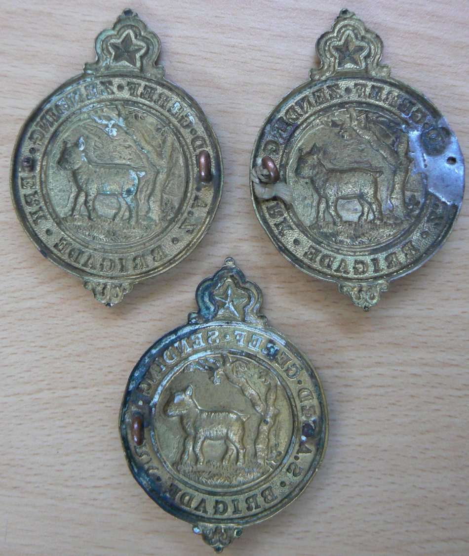 Nederduits Gereformeerde Sendingkerk Brigade 3 cap badges - 2 types
