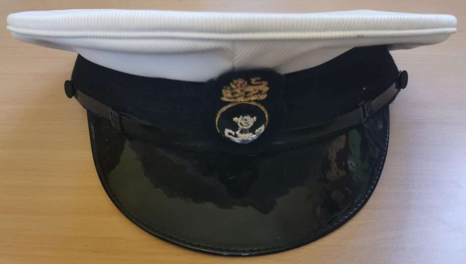 SA Navy Petty Officer's peaked cap with badge - size 56