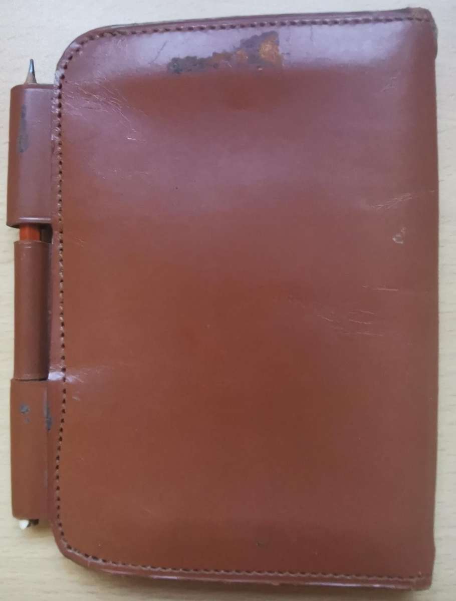 Rhodesia BSAP leather pocket notebook holder plus incident reporting Book 6
