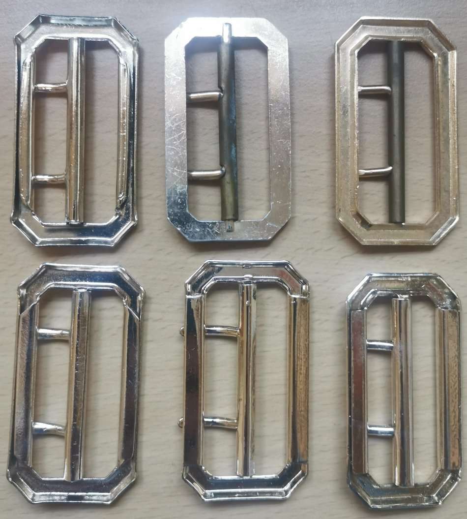 Lot of 6 vintage Police belt buckles