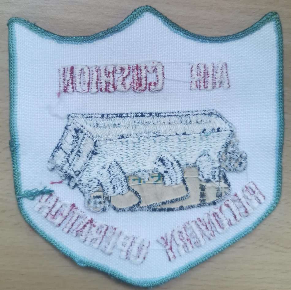 Vintage USA embroidered Air Cushion Recovery Operator patch
