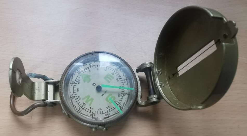 Vintage lightweight Engineer Compass - made in Japan