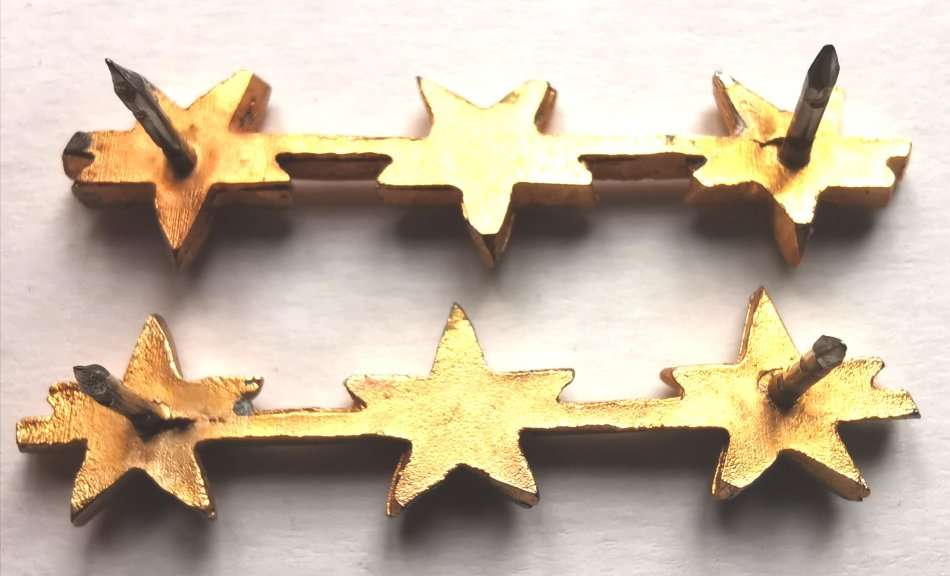 SA Fire Services District Commander pair of rank stars