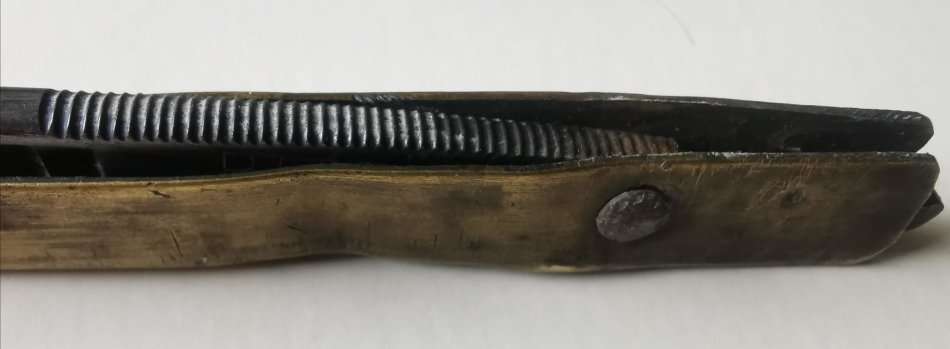 Old SA Railways Riteha straight cutthroat razor made in Germany