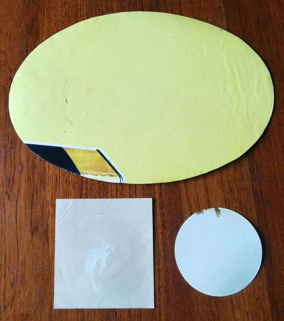 Lot of 3 vintage Oldham batteries decal stickers