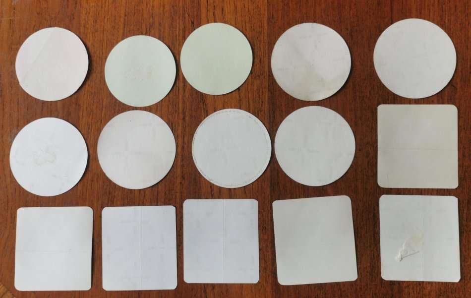 Lot of 15 vintage SA car-related unused license disk stickers