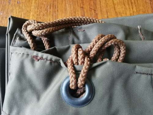 SADF 1978 Marburg shelter sheet / bivvy with studs and ropes - unused - 1 of 2