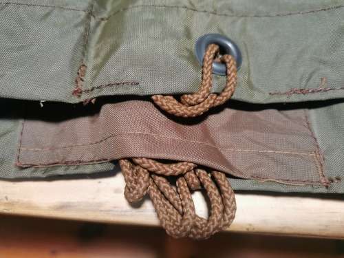 SADF 1978 Marburg shelter sheet / bivvy with studs and ropes - unused - 1 of 2