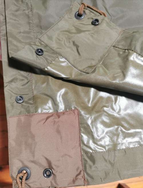 SADF 1978 Marburg shelter sheet / bivvy with studs and ropes - unused - 1 of 2