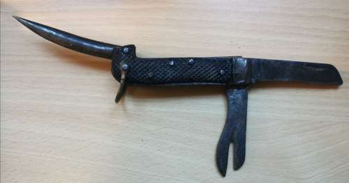 British WW2 1940 Sheffield Steel Products (SSP) jack knife