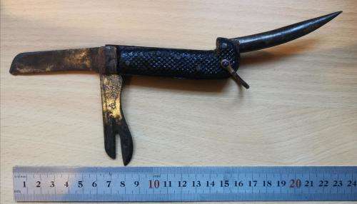 British WW2 1940 Sheffield Steel Products (SSP) jack knife