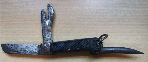 British WW2 1941 Sheffield Steel Products (SSP) jack knife