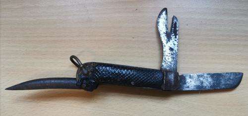 British WW2 1941 Sheffield Steel Products (SSP) jack knife