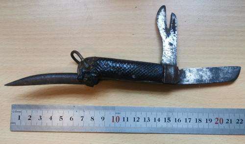 British WW2 1941 Sheffield Steel Products (SSP) jack knife