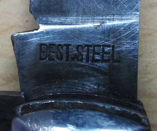Vintage `Best Steel` 2-blade pocket knife