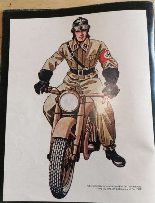 English extract of the Handbook of the Nazi Party (Organisationsbuch der NSDAP) + infantry weapons